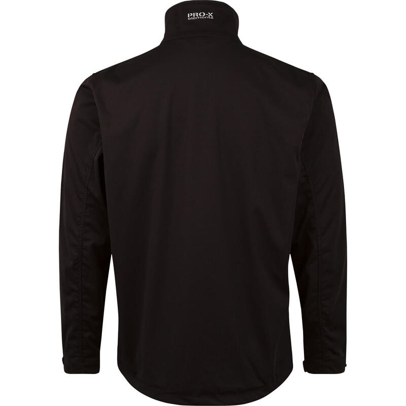 Outdoorjas Dario heren polyester zwart mt 3XL