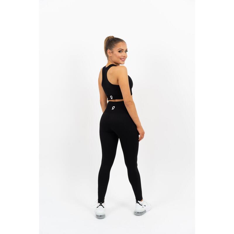 Icon seamless sport bh Dames - Zwart