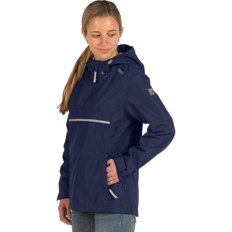 Outdoorjas Lisa dames polyester navy maat 38