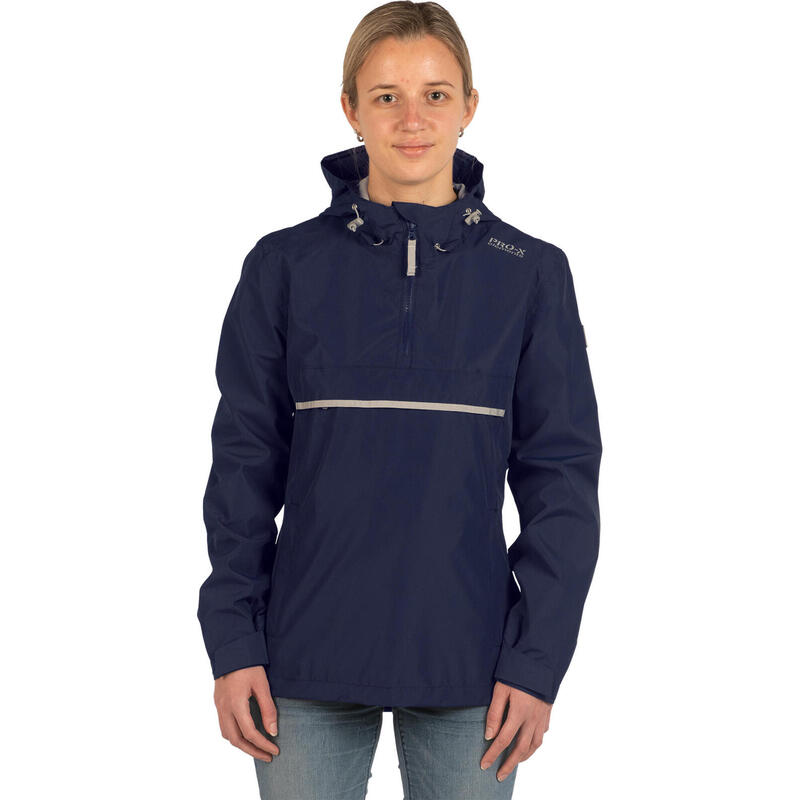 Outdoorjas Lisa dames polyester navy maat 38