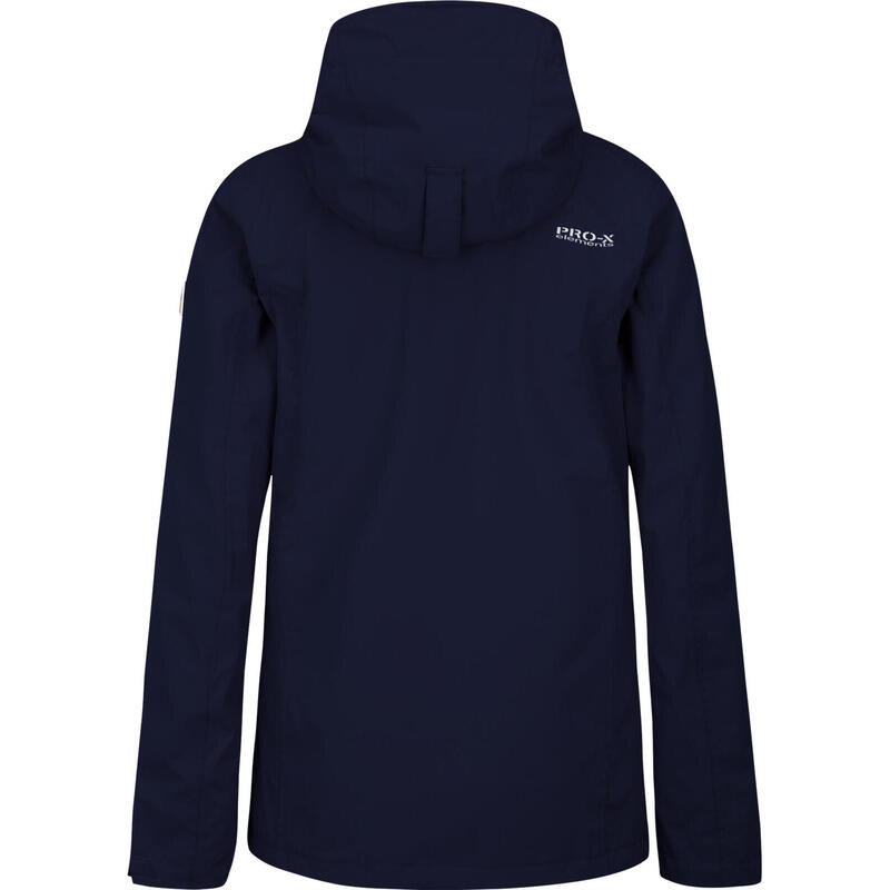 Outdoorjas Lisa dames polyester navy maat 38