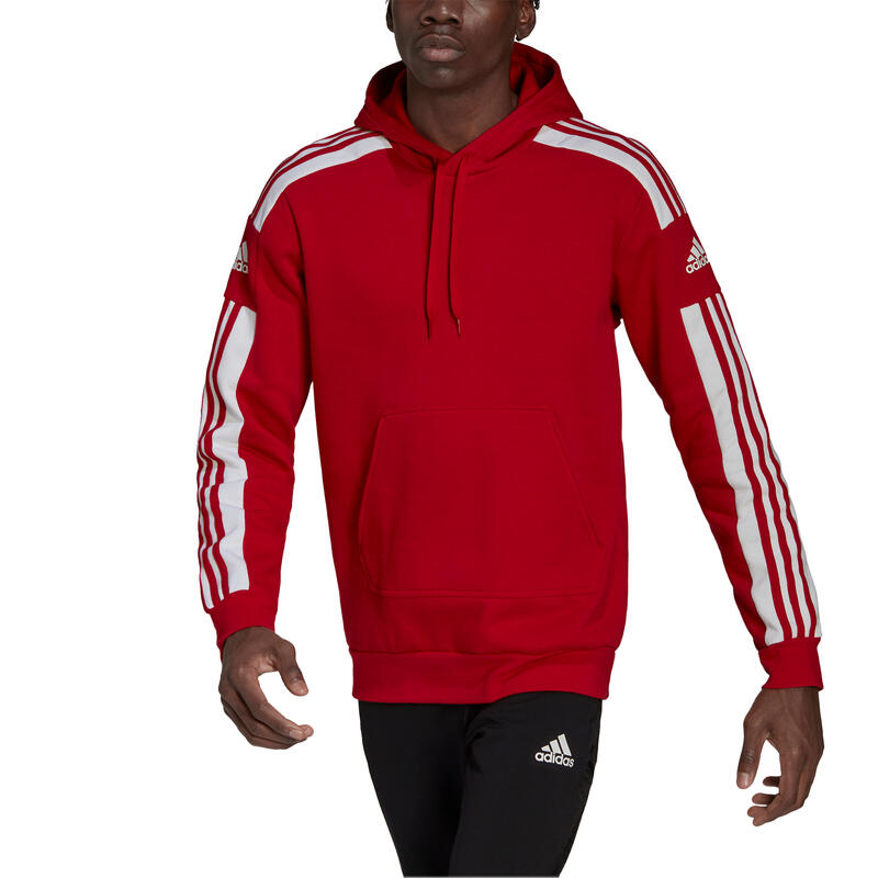 Felpa Con Cappuccio Rossa Adidas