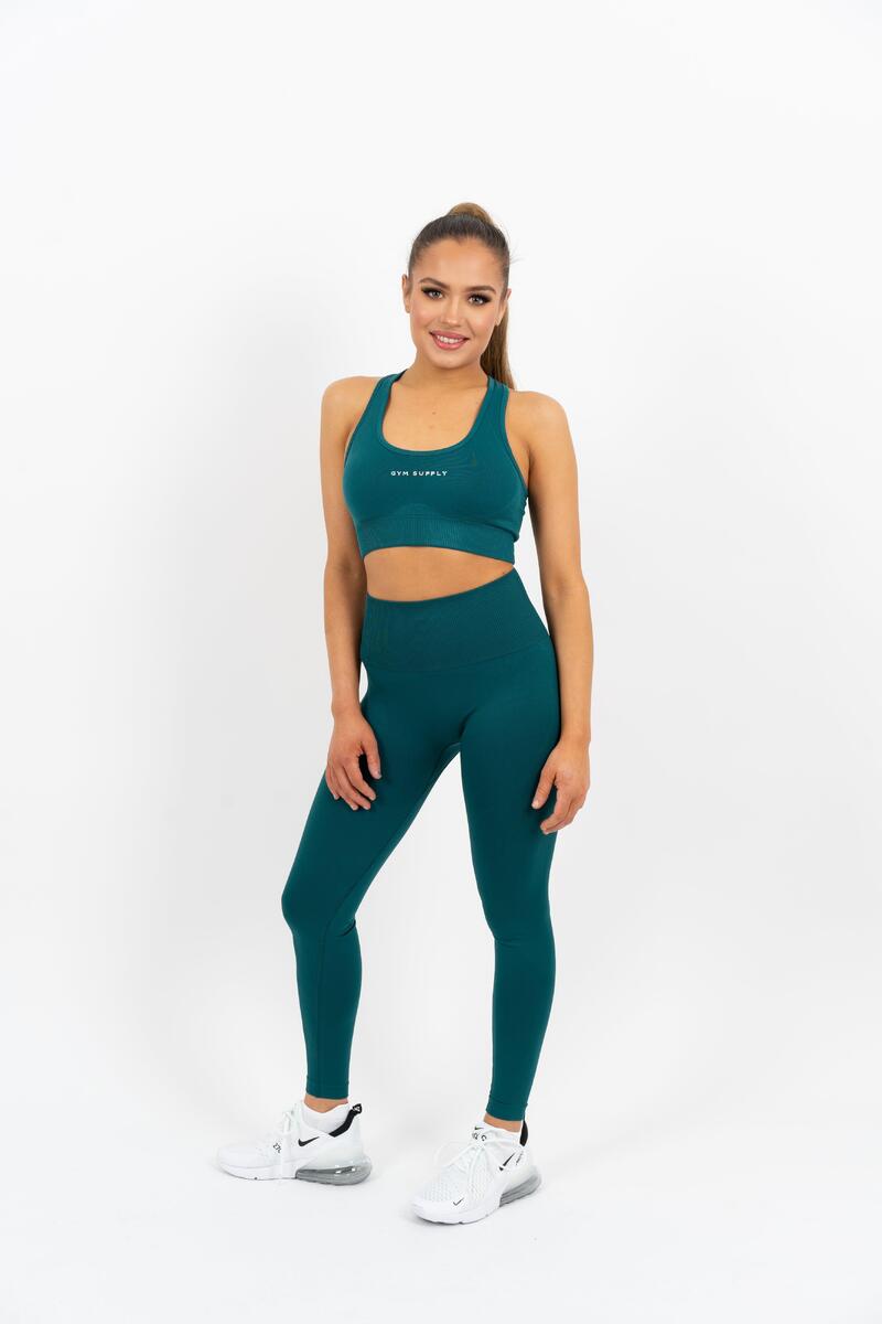 Icon seamless sport bh Dames - Groen