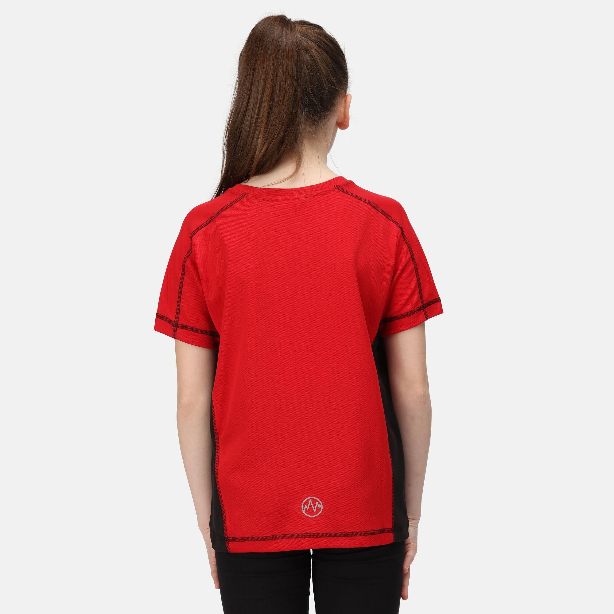 Childrens/Kids Beijing TShirt (Classic Red/Black) 2/5