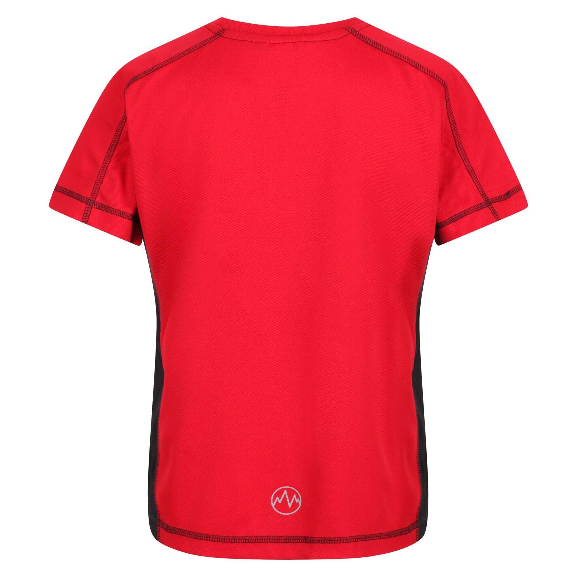 Childrens/Kids Beijing TShirt (Classic Red/Black) 3/5