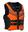 Lifejacket Neoprene Sport Orange para desportos aquáticos.