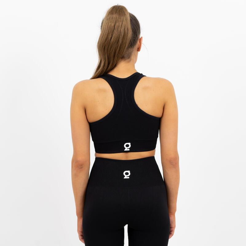 Icon seamless sport bh Dames - Zwart