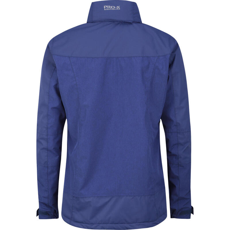 Outdoorjas Liane dames polyester blauw maat 40