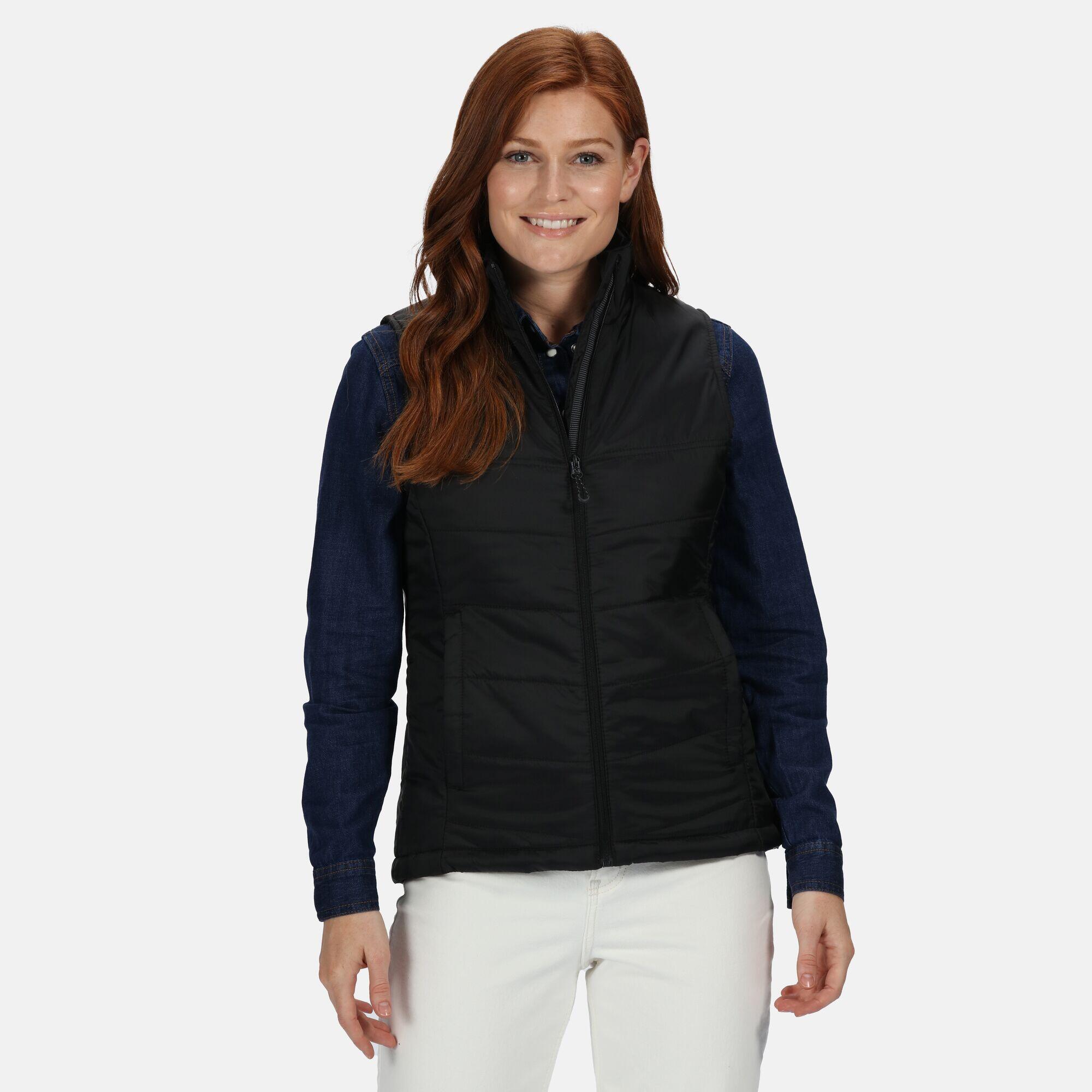 Womens/Ladies Stage II Insulated Bodywarmer (Black) 4/5