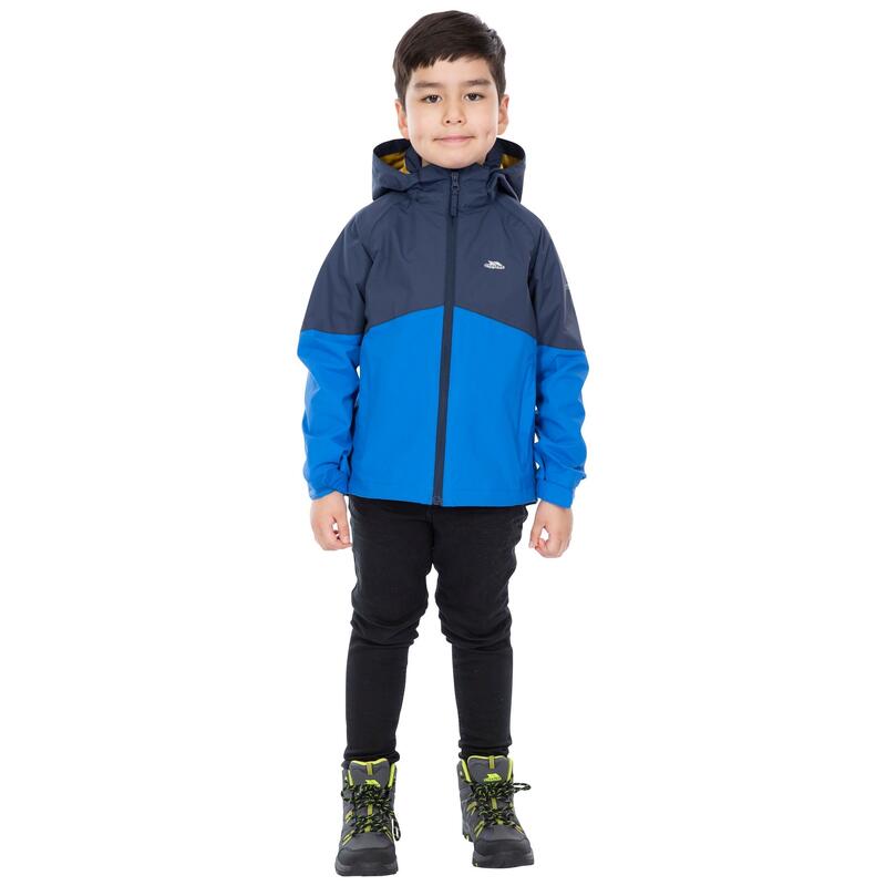 Childrens Boys Dexterous Waterproof Rain Jacket (Marine)