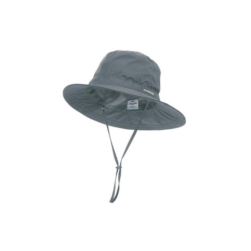 夏日防UV漁夫帽 - 灰色