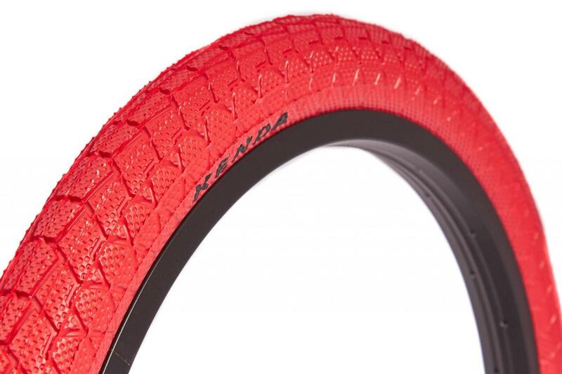 BMX pneumatiky červené 20 "x1,95" KENDA