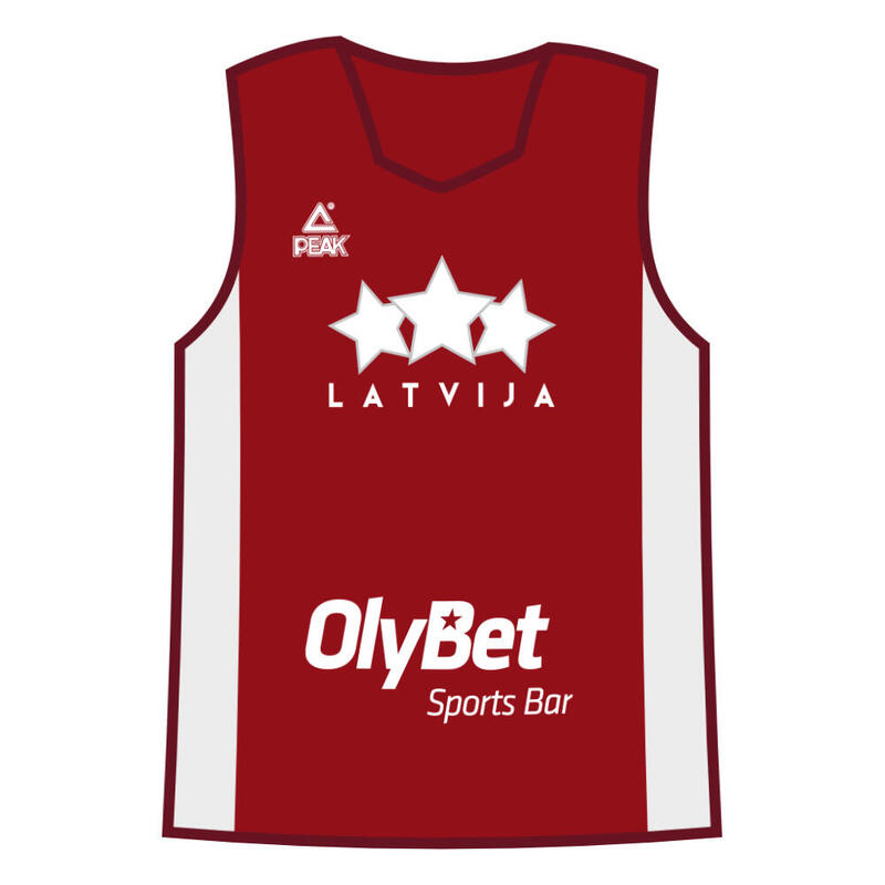 PEAK Basketballtrikot Lettland Unisex