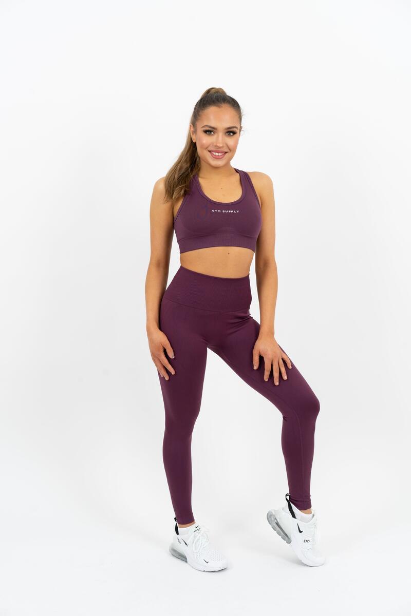 Icon seamless sport bh Dames - Paars
