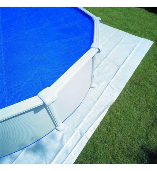 Manta protectora para piscinas ovaladas de 500x300 cm