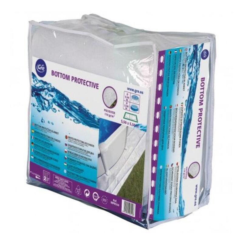 Manta Protectora Suelo para piscinas gre mprov500 hinchables desmontables 525 x 325 500x300