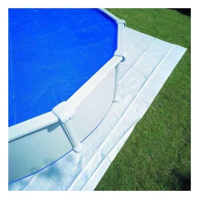 Manta protectora para piscinas ovaladas de 730x375 cm