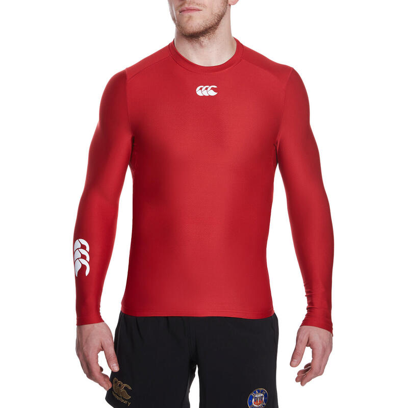 Rugby Thermal Shirt - Hommes Adultes Rouge