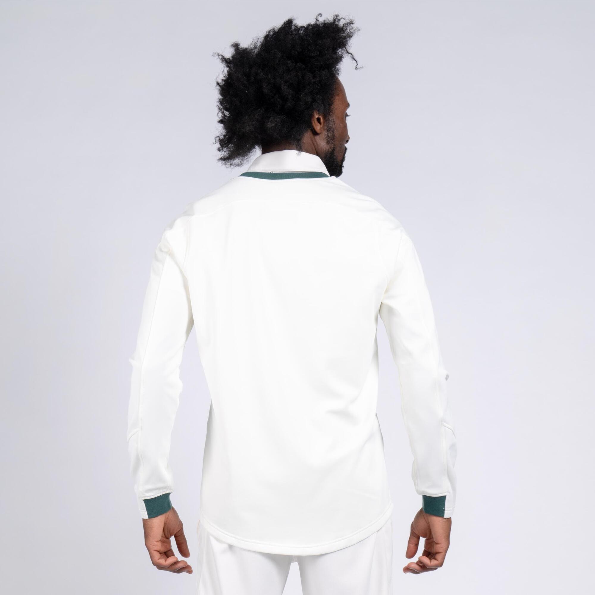GRAY-NICOLLS Pro Performance Adult Sweater, Ivory / Green