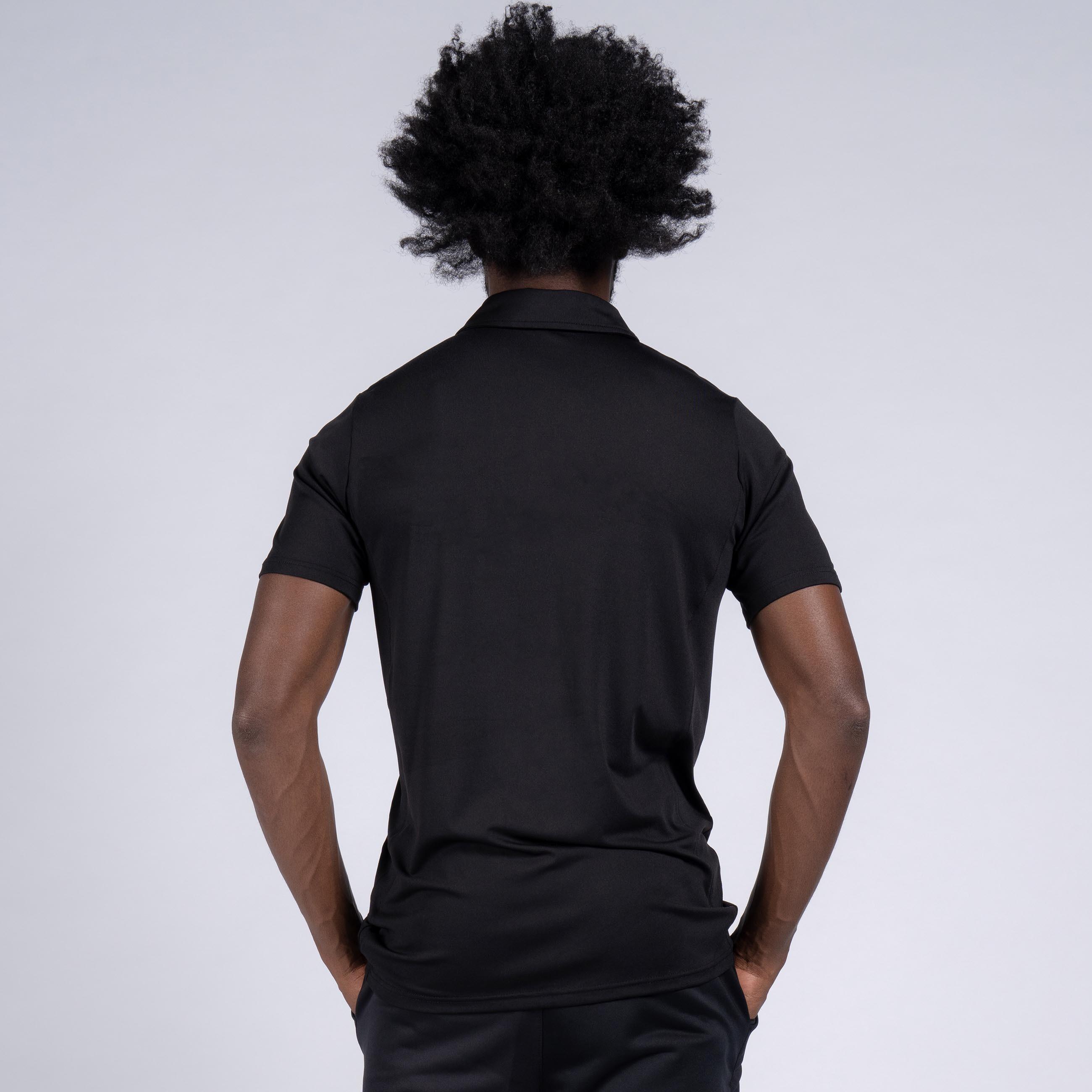 Pro Performance Polo Shirt, Black 1/3