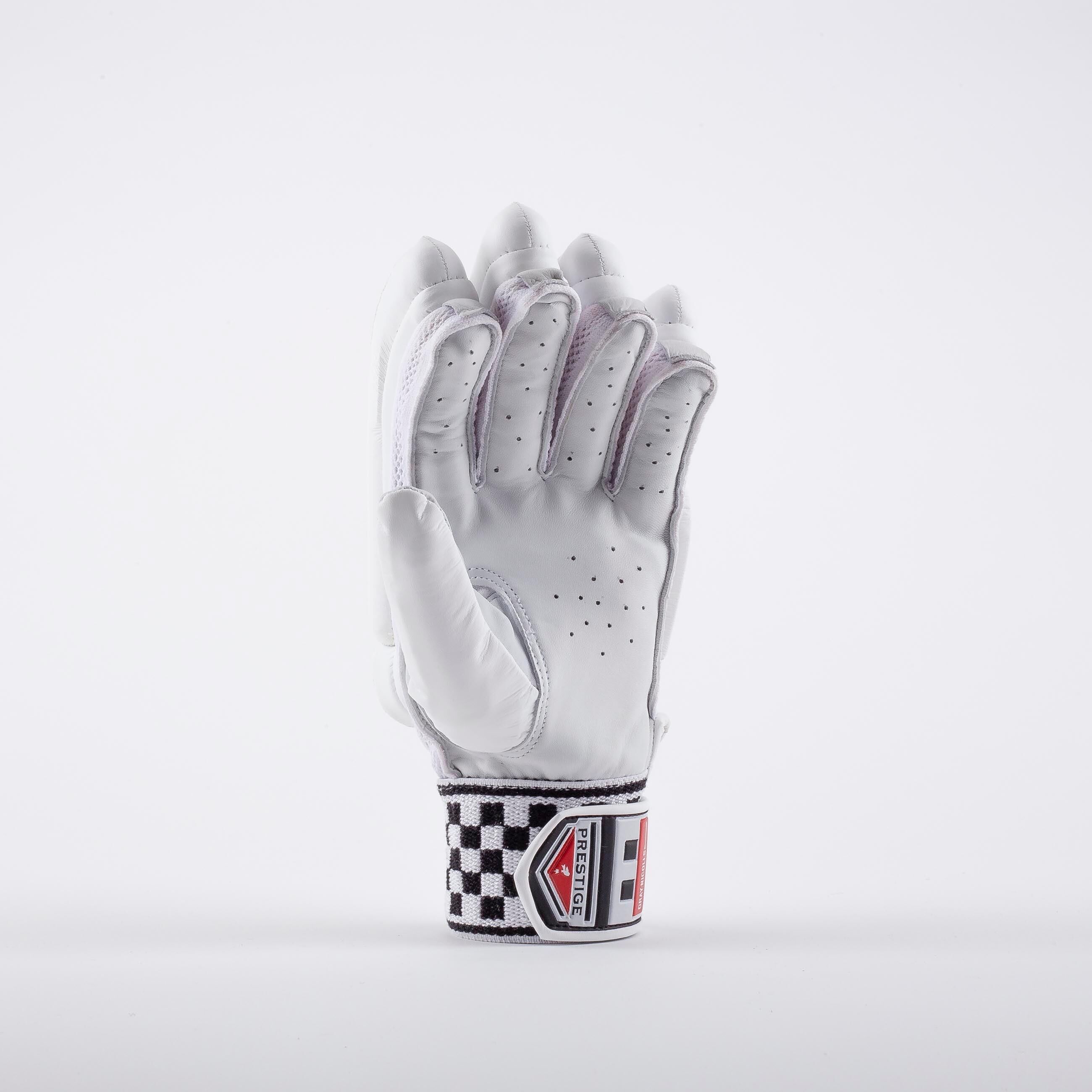 GRAY-NICOLLS Prestige Batting Gloves, White, RH