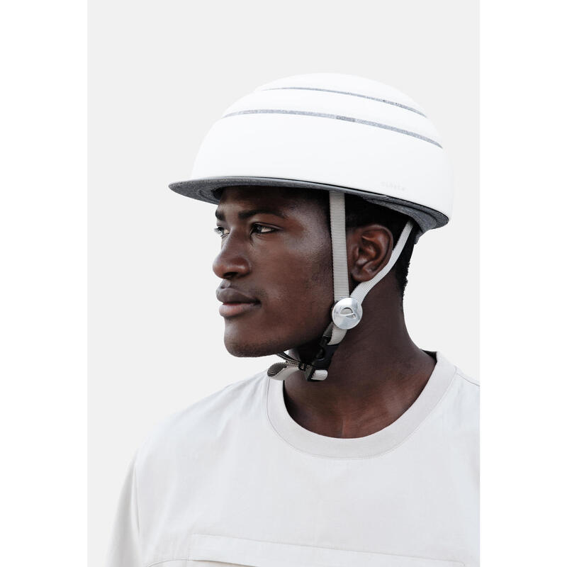Capacete dobrável para bicicleta urbana / scooter (Classic Helmet) Branco