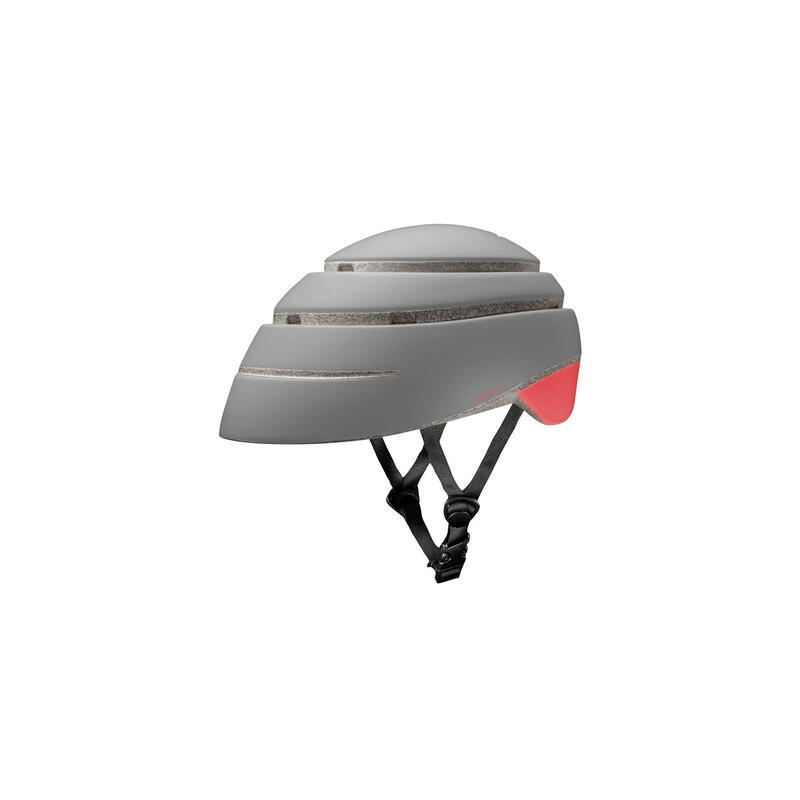 Casque Vélo Urbain Pliable / Trottinette (Helmet LOOP) Fossil-Corail