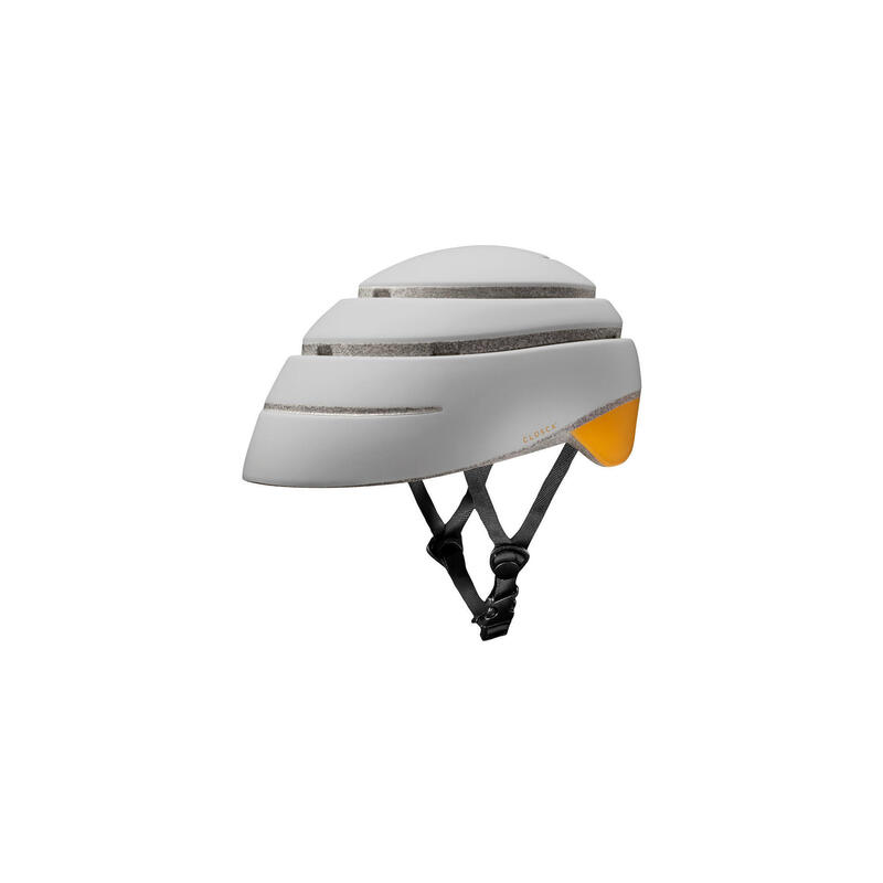 Capacete dobrável para bicicleta urbana/Trotinete (capacete LOOP PEARL/MOSTARDA)