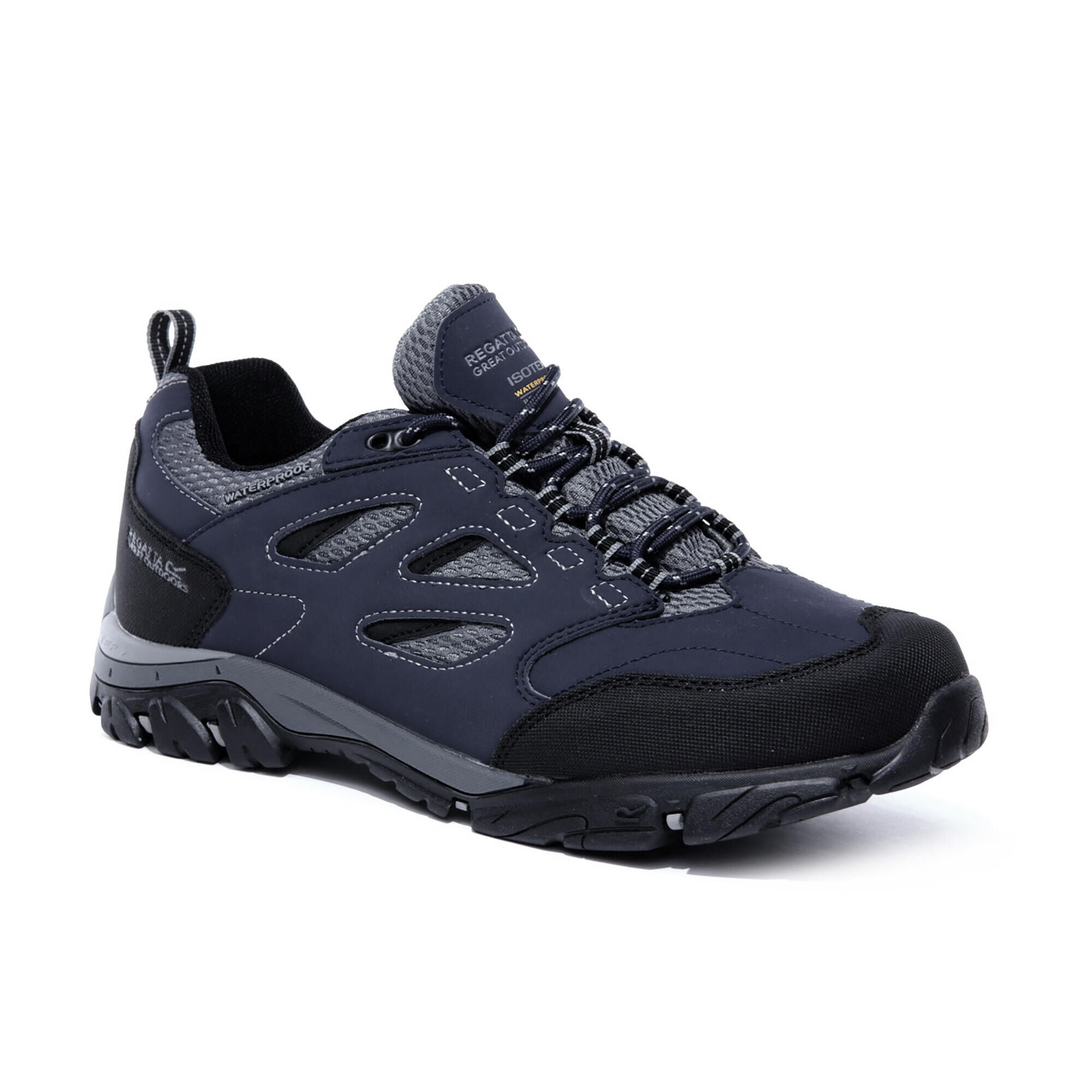 REGATTA Holcombe IEP Low Men's Hiking Boots - Navy Granite