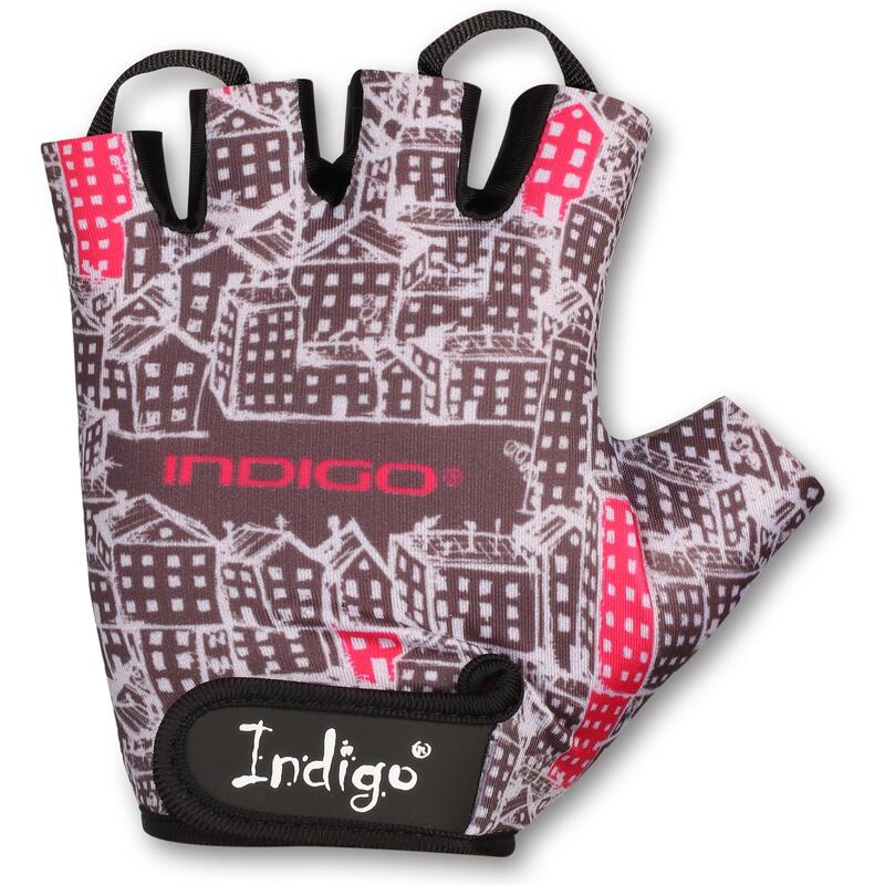 Guantes Ciclismo Infantil CITY INDIGO Gris Talle 4XS