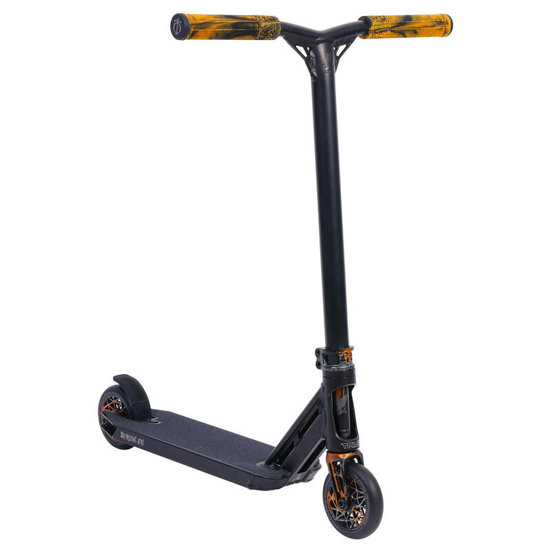 Psychic Delinquent Mini Complete Scooter - Schwarz, Gold und Grau