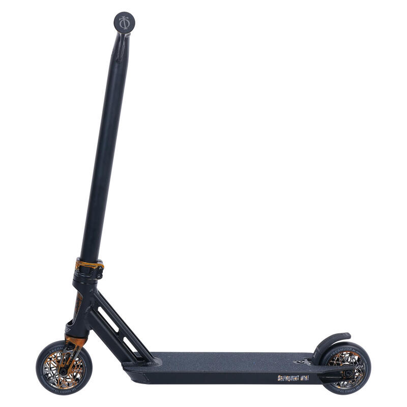 Psychic Delinquent Mini Complete Scooter - Schwarz, Gold und Grau