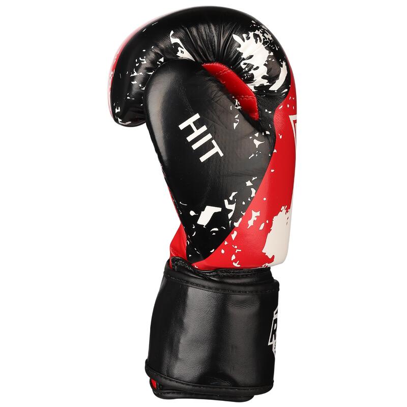 Guantes de Boxeo PU HIT RSC 14oz Blanco- Azul- Rojo