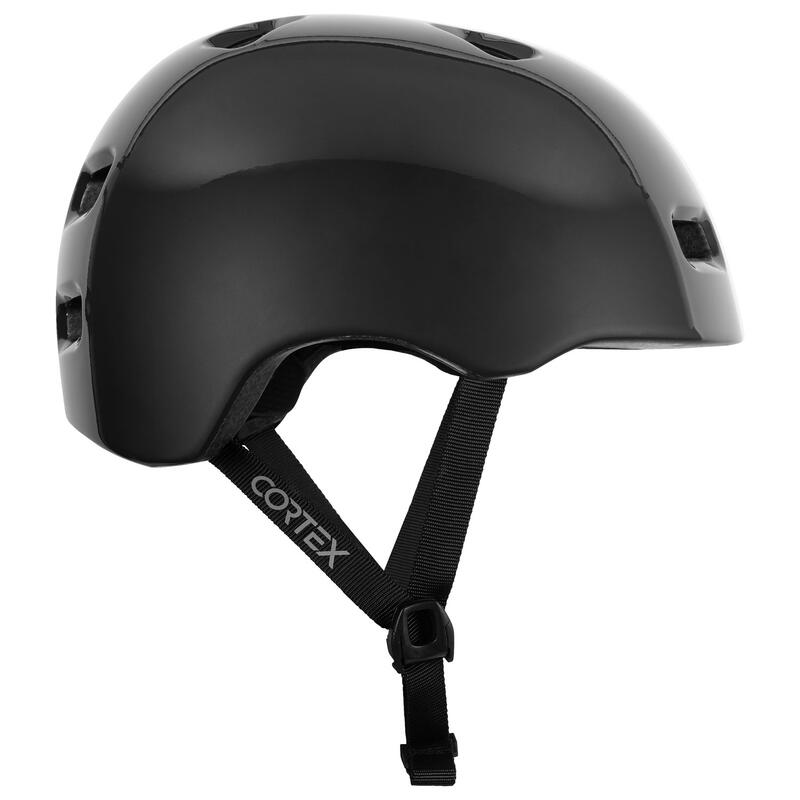 Capacete multi-desportivo Conform - Preto Brilho - Médio