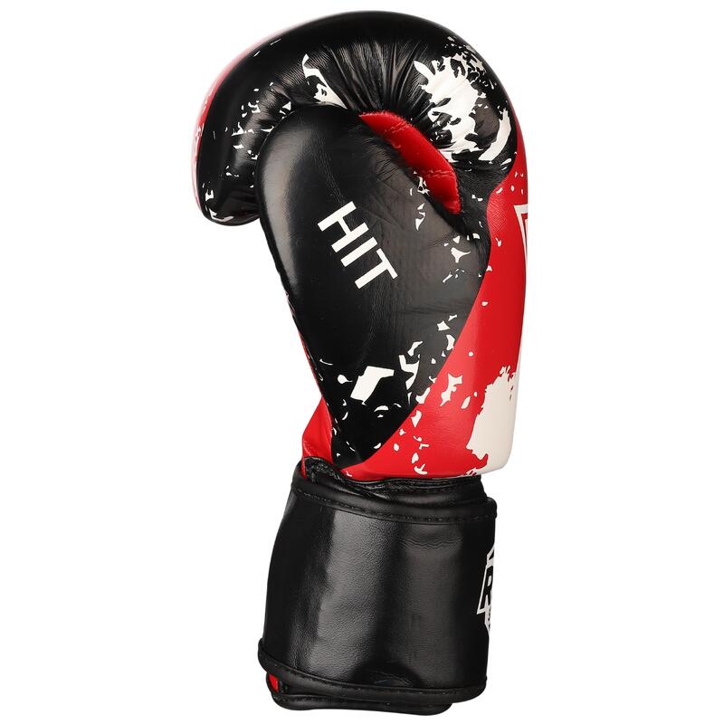 Guantes de Boxeo PU HIT RSC 12oz Blanco- Azul- Rojo