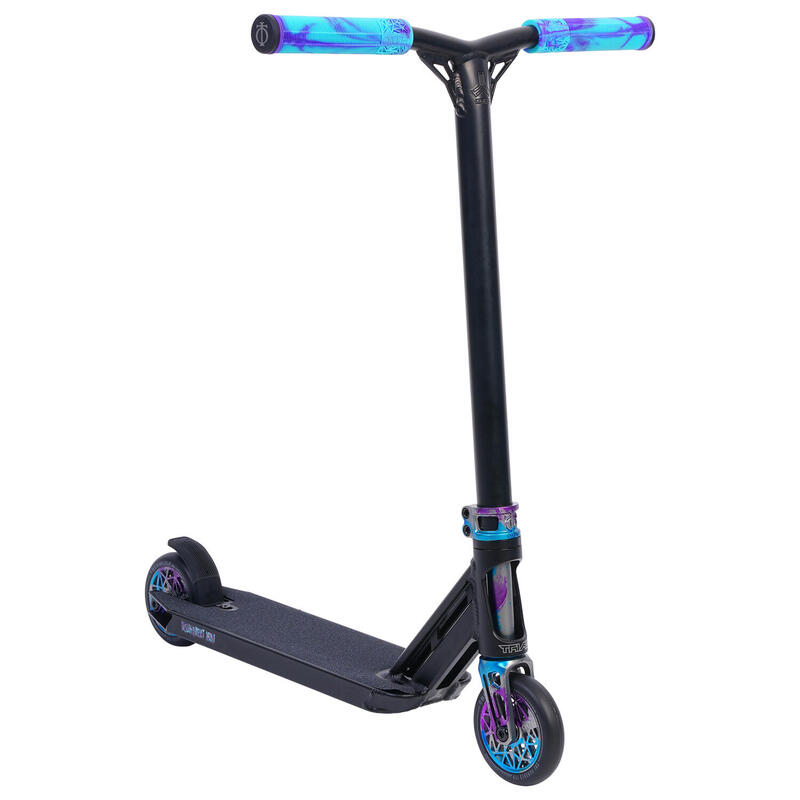 Psychic Delinquent Mini Complete Scooter - Schwarz, Blau und Lila