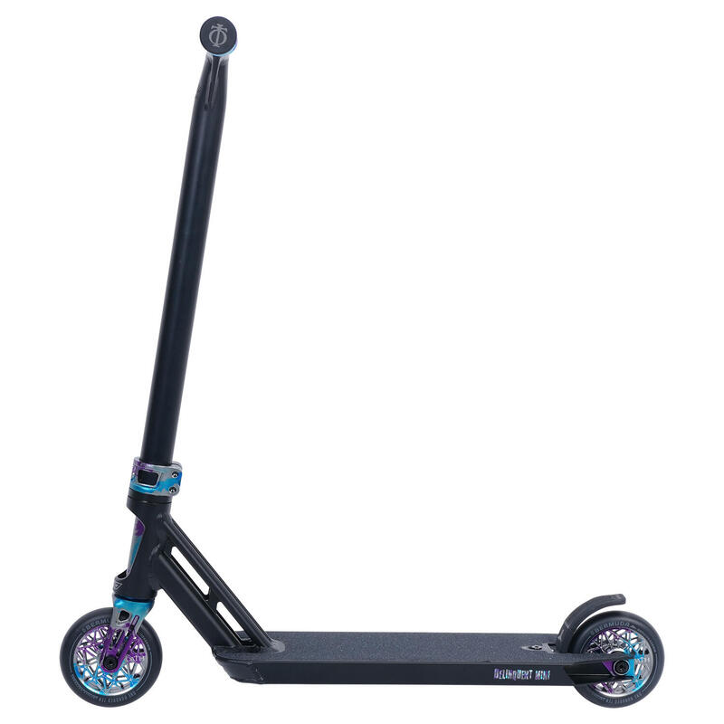 Psychic Delinquent Mini Complete Scooter - Schwarz, Blau und Lila