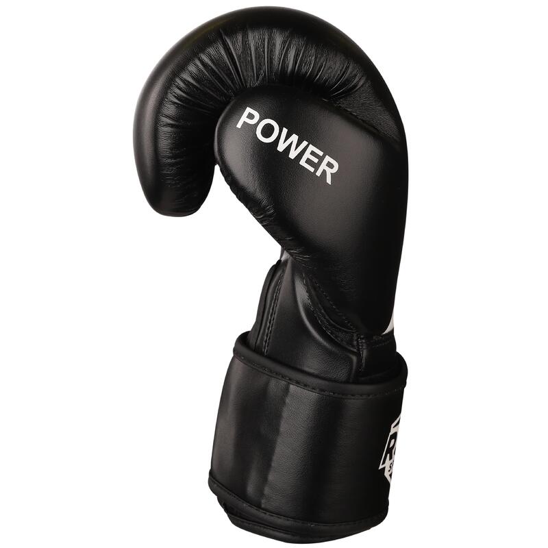 Guantes de Boxeo PU FLEX POWER RSC 14oz Blanco- Negro