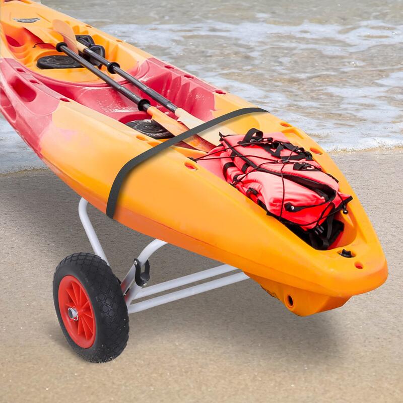 Descubrir mucho cuenco Carro de transporte de kayak HOMCOM plateado y negro 62x35x30 cm | Decathlon