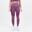 Contour scrunch leggings Femme - Violette