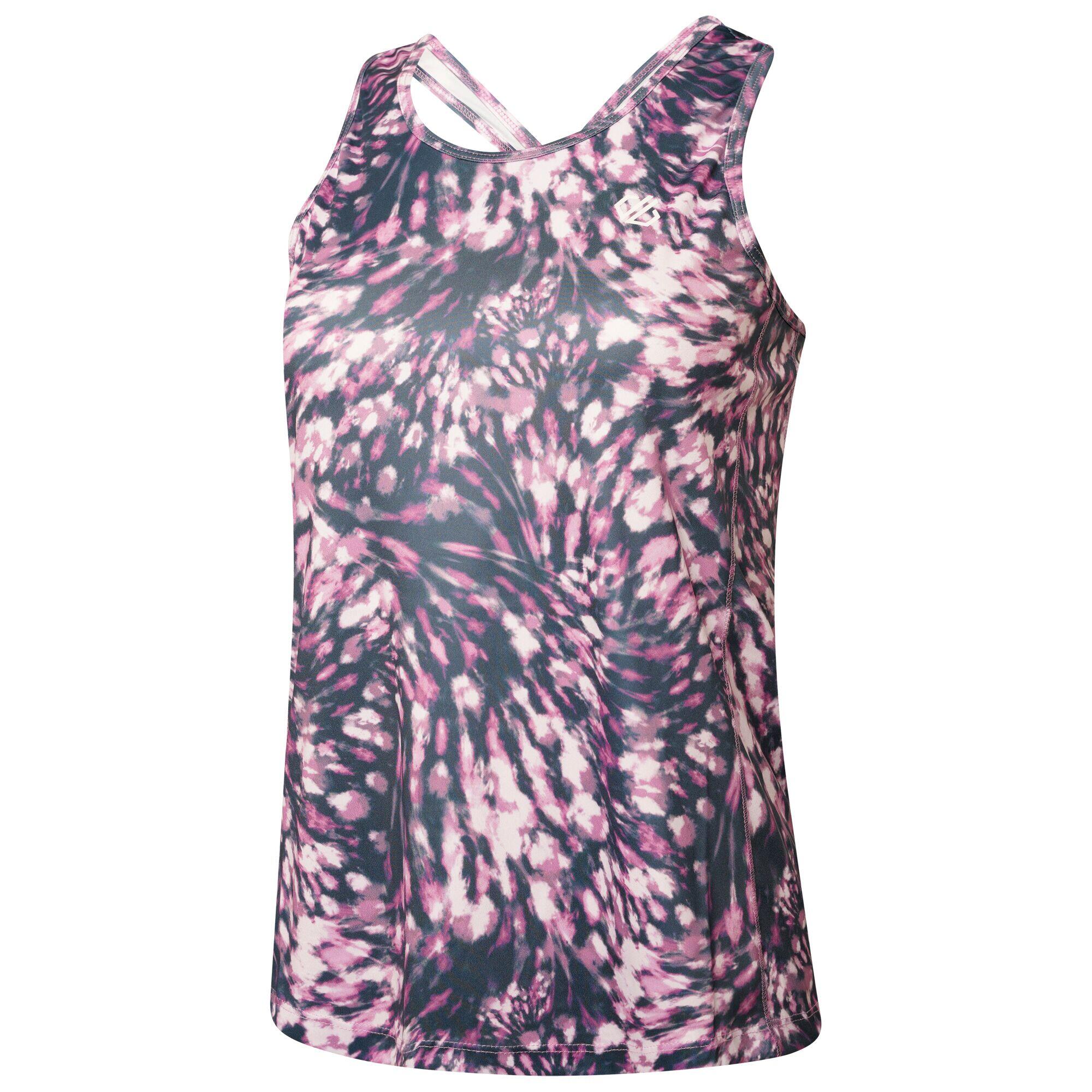 Womens/Ladies Ardency II Tie Dye Recycled Lightweight Vest (Dusty lavender) 3/5