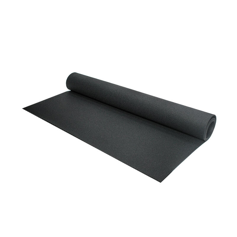 Sol sportif - Rouleau de 12,5 m² - Epaisseur 6 mm - Noir