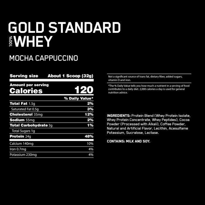 Gold Standard Whey 5lbs - Mocha Cappuchino