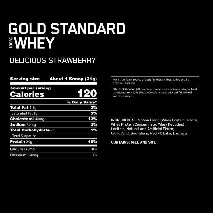 Gold Standard Whey 2lbs - Strawberry