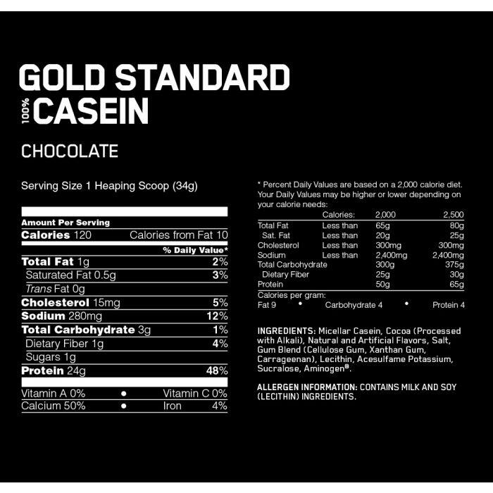 Gold Standard Casein 4lbs - Chocolate Supreme
