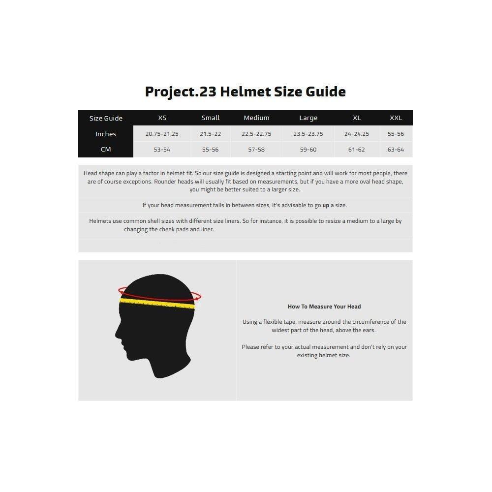 7iDP Project 23 ABS Full Face Helmet - Blue White 5/6
