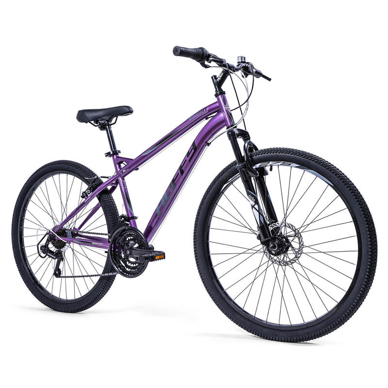 Huffy Extent Womens Mountain Bike 27.5" Wheels 18 Speed Gloss Purple + Black