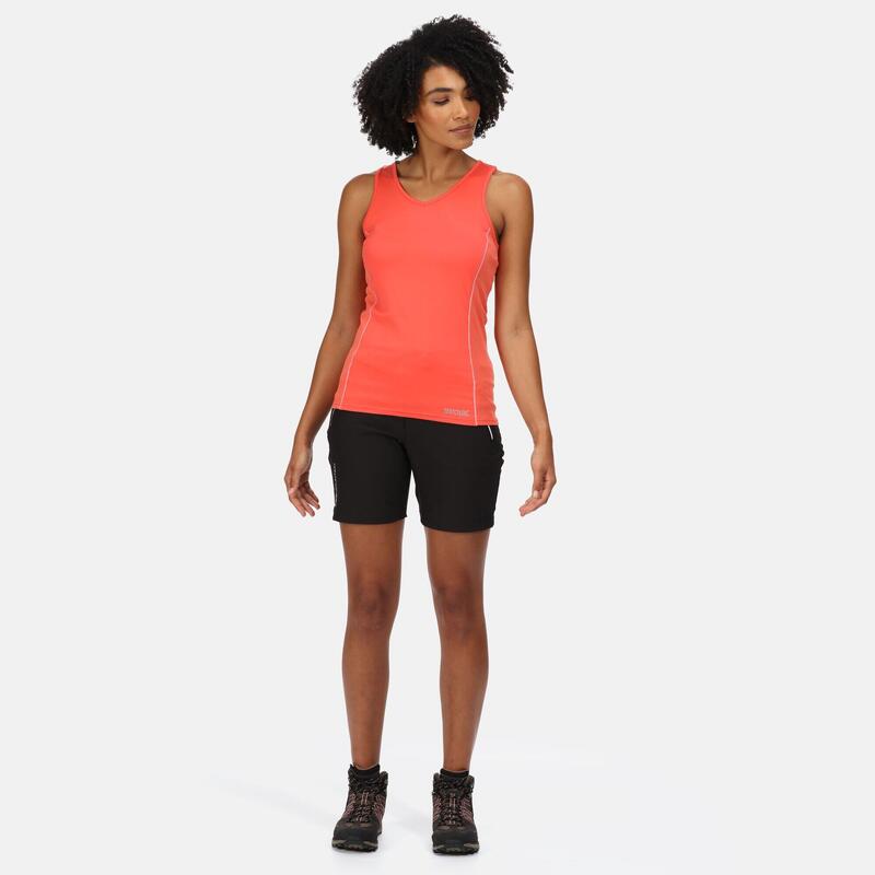 Varey Gilet de fitness pour femme - Orange