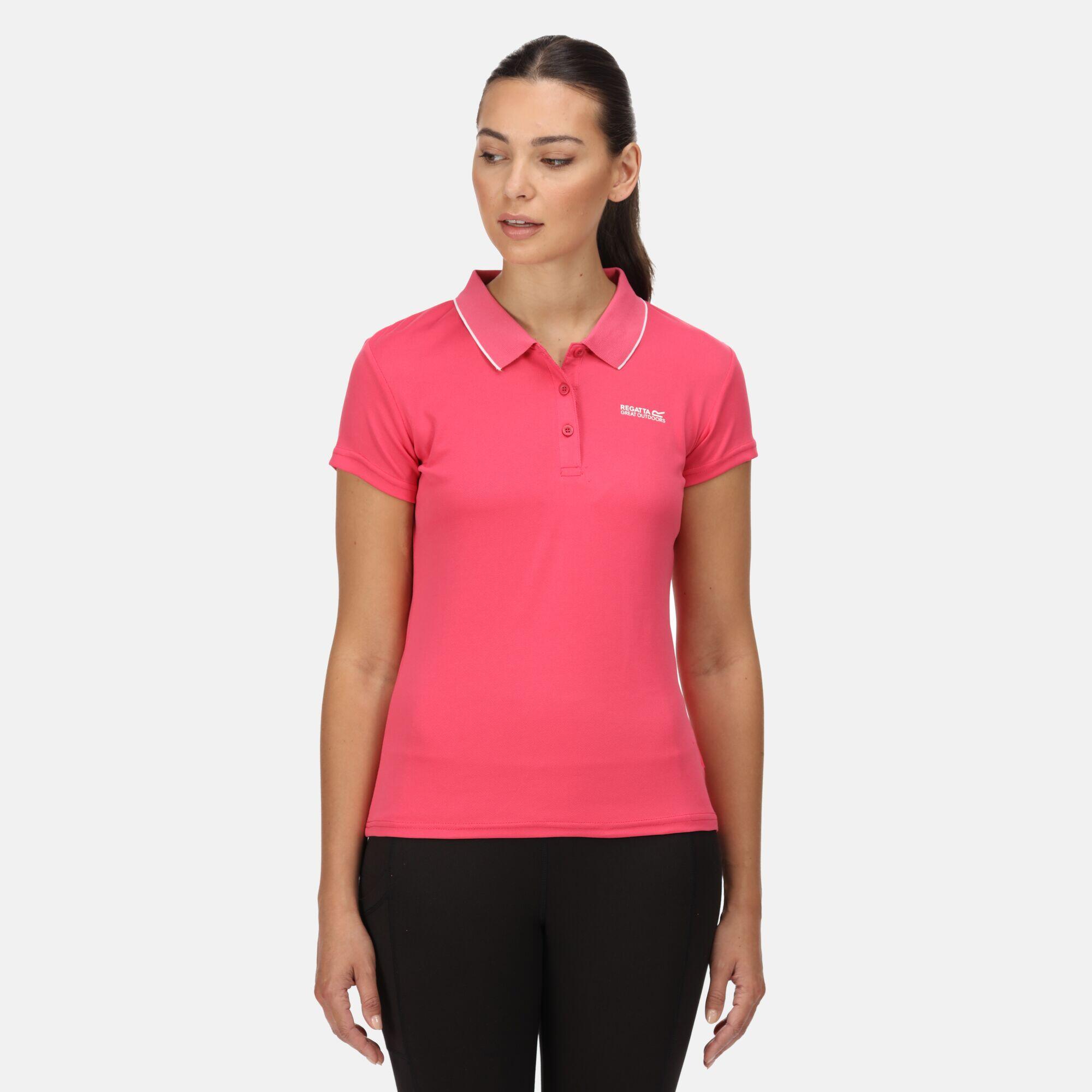 REGATTA Maverik V Women's Walking Short Sleeve T-Shirt - Rethink Pink