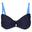 "Aceana III" Bikini Oberteil für Damen Marineblau/Sonic-Blau